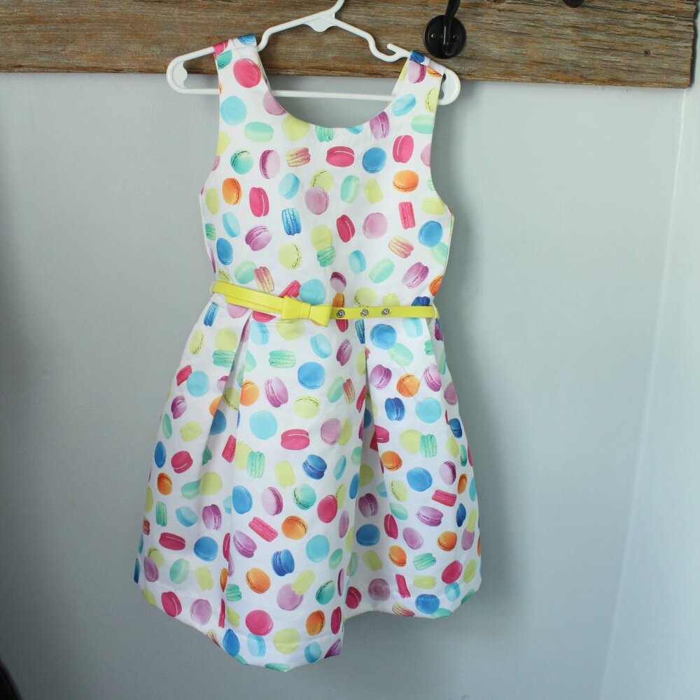 boboli Size 6Y Very Colourful Macaroon Dress